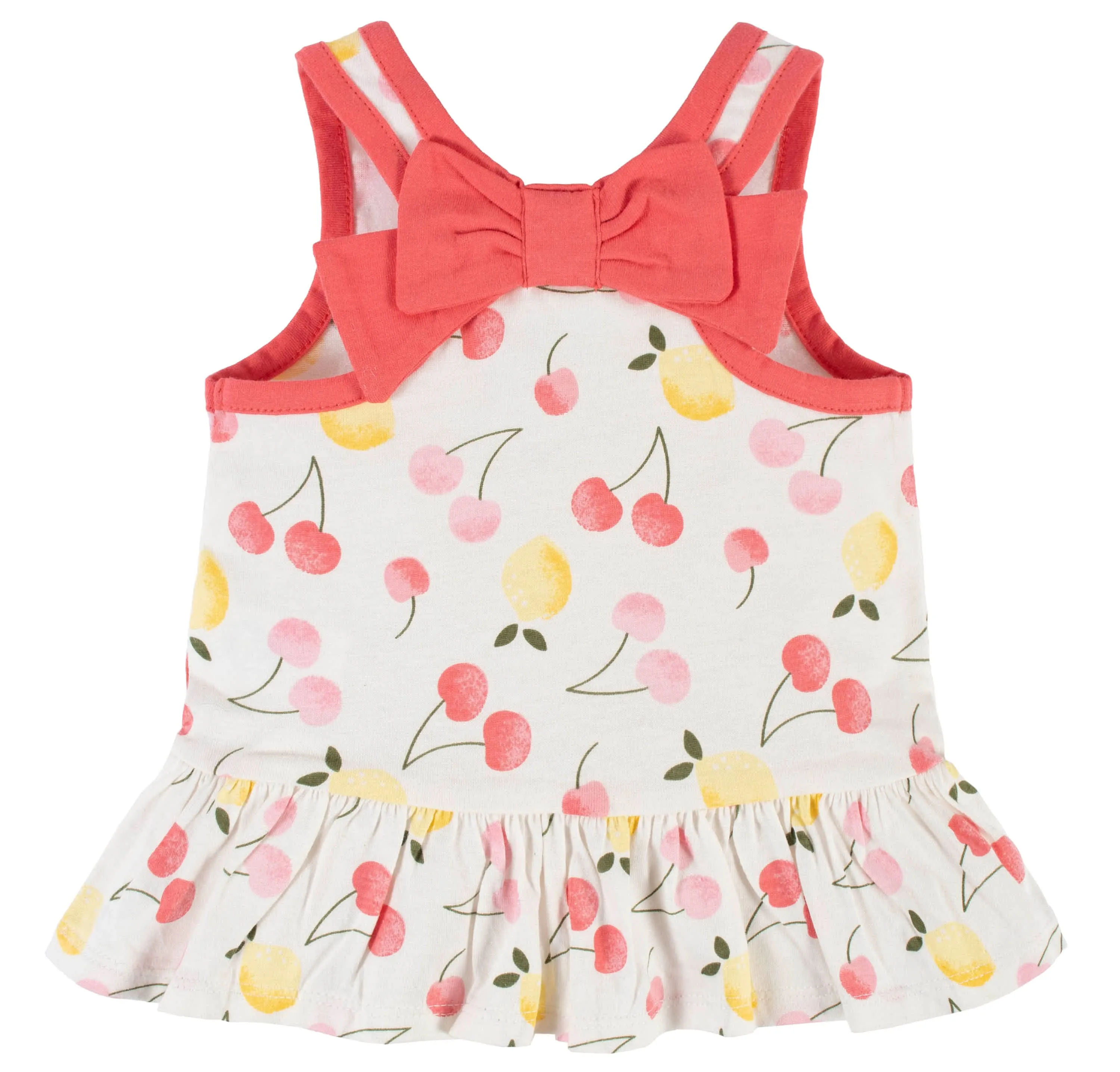 2-Piece Baby Girls Cherry Kisses Sleeveless Tunic & Legging Set