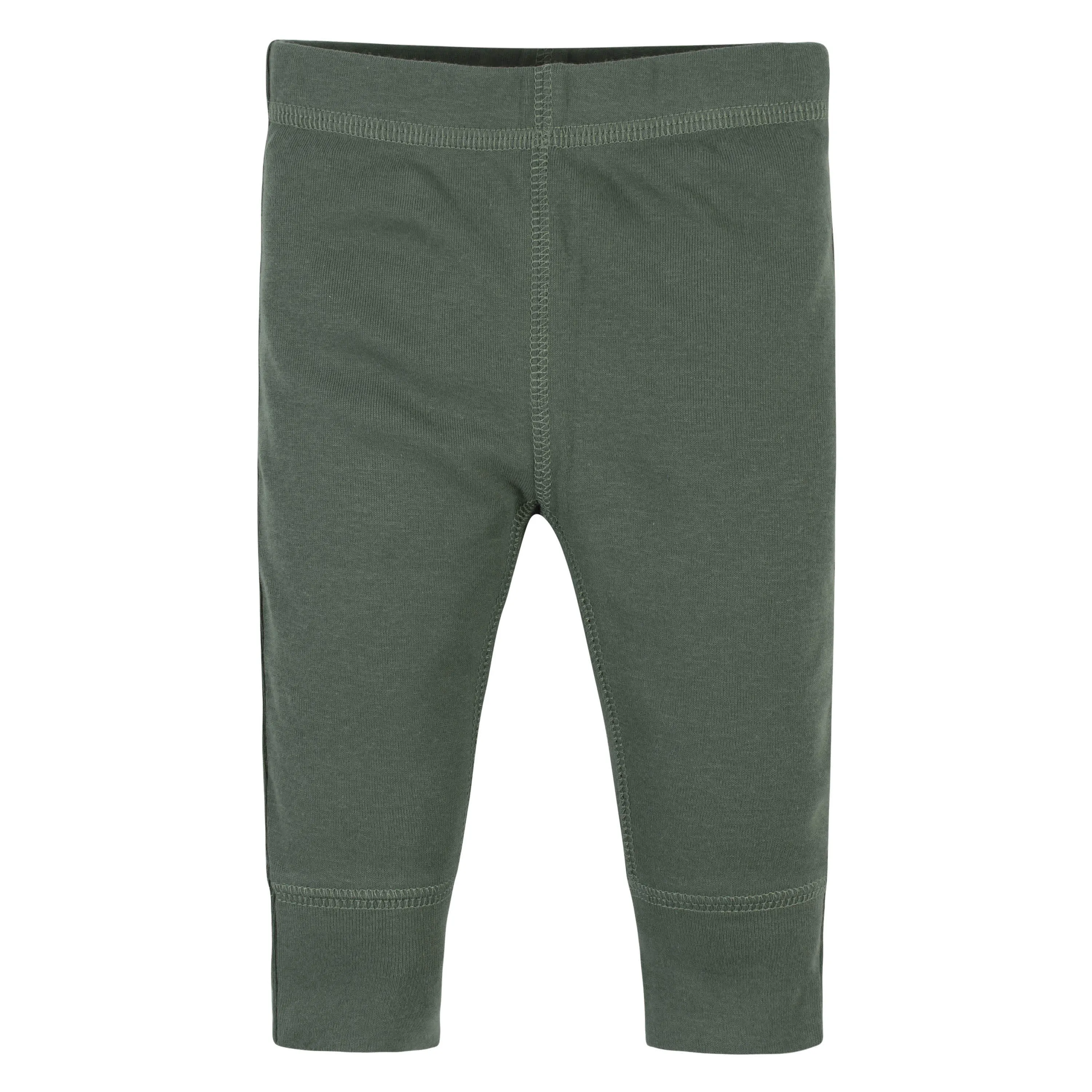 3-Pack Baby Boys Green, Gray, & Blue Pants