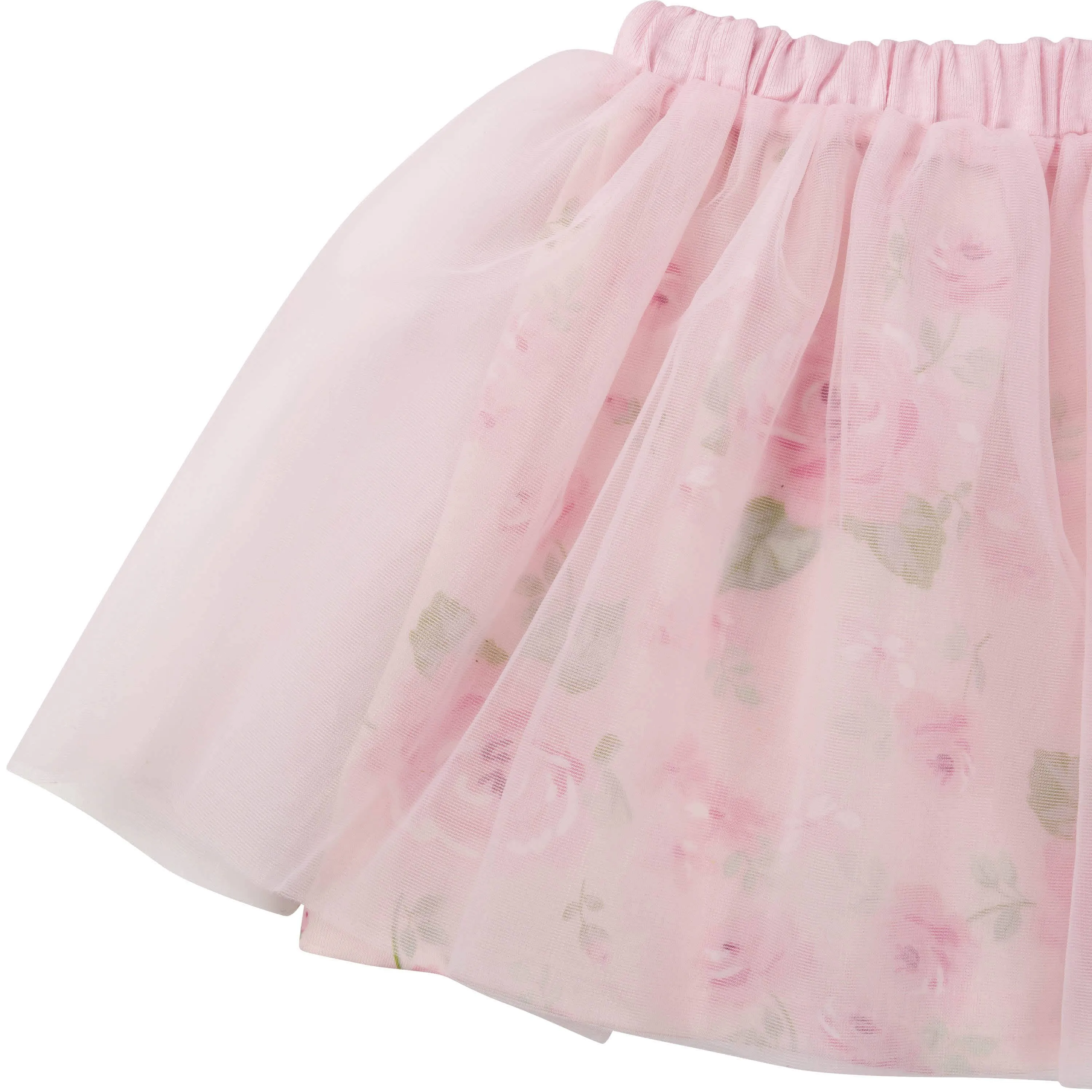 3-Piece Baby & Toddler Girls Feelin' Floral French Terry Top, Tulle Tutu, & Legging Set