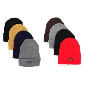 4-Pack: Unisex Sherpa-Lined Winter Beanie Hat