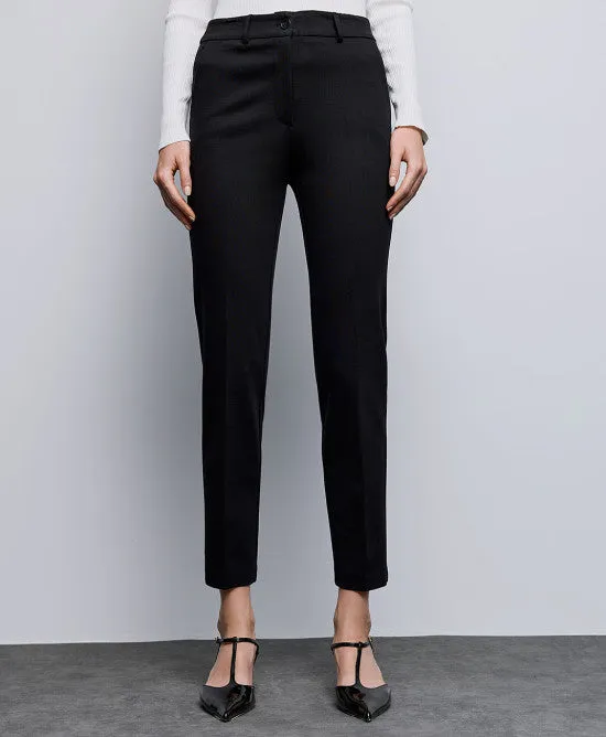 Access Fashion Black Straight leg Trousers