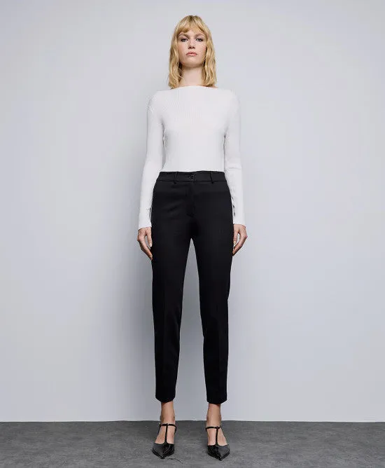 Access Fashion Black Straight leg Trousers