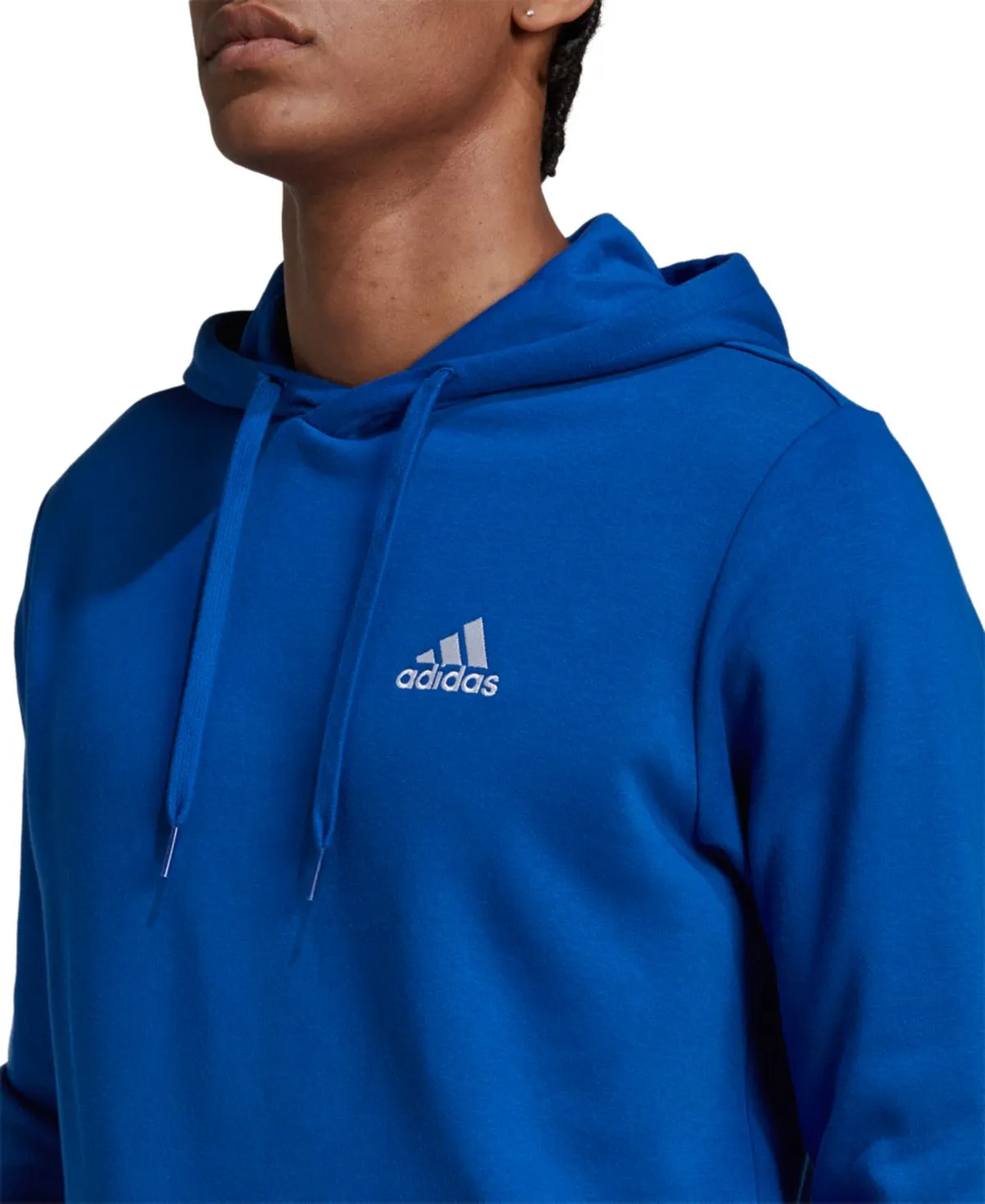 Adidas Feel Cozy Essentials Men's Hoodie, Royal Blue