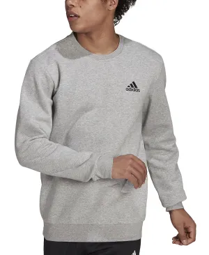 Adidas Feel Cozy Essentials Men's Sweatshirt, Gray