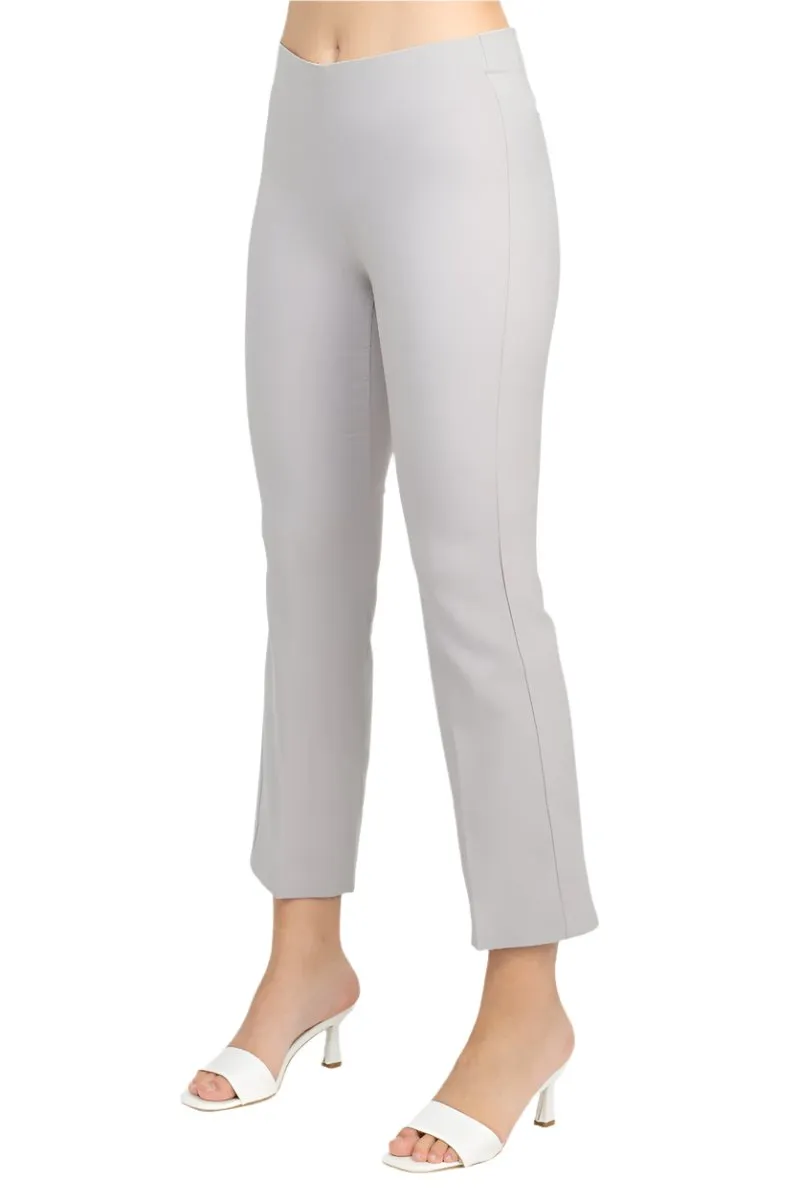 Adrianna Papell Mid Waist Pull On Solid Straight Pants