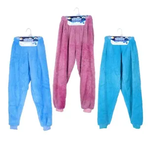 Adults Assorted Heat Control Plush Teddy Lounge Pants