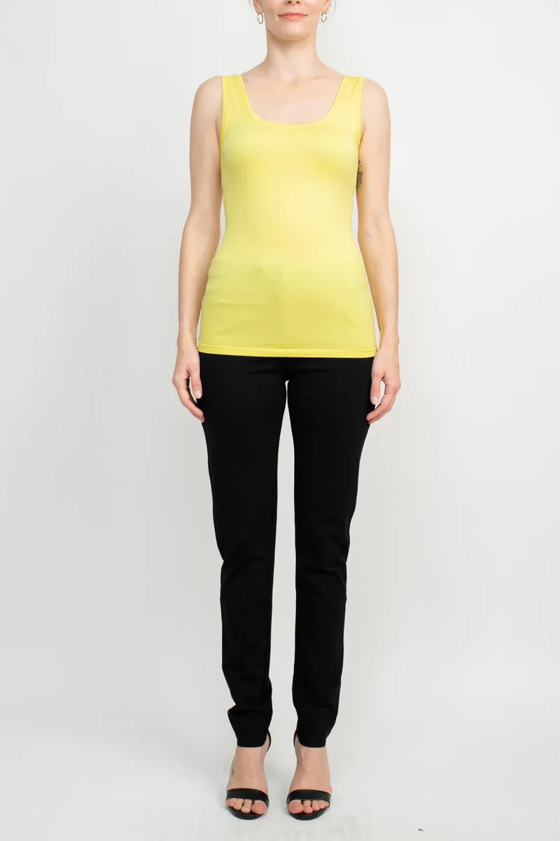 Alberto Makali Square Neck Sleeveless Solid Spandex Top