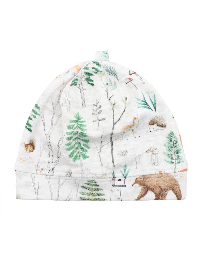 Bebe Atlas Beanie - Atlas Print (Size NB-9M)