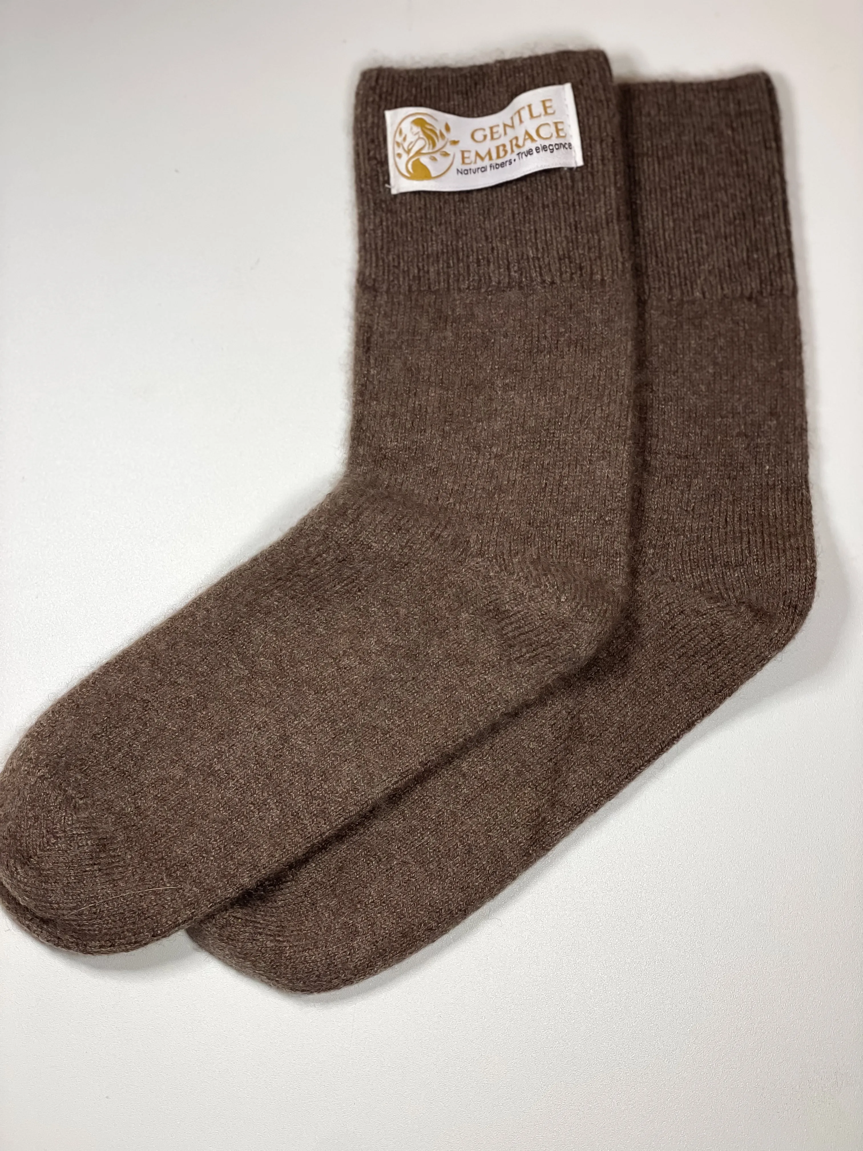 Best Cashmere Socks Women’s – Brown, Black and Charcoal with a Pattern