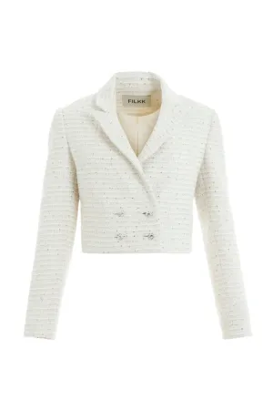 BOUCLE CROPPED JACKET