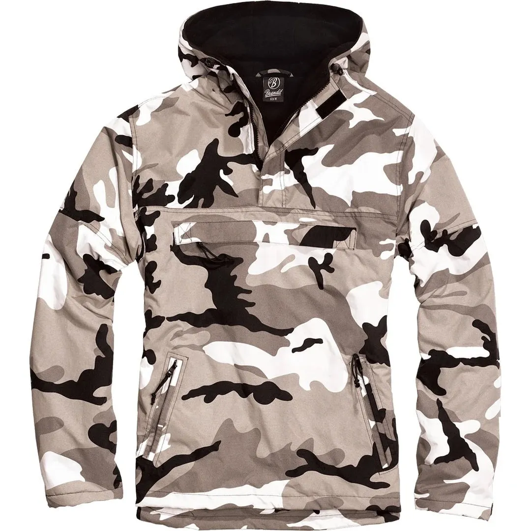 Brandit Men's Windbreaker 3001 Hooded Top Tactical Military Combat Fishing