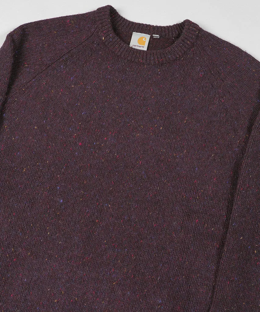 Carhartt Anglistic Sweater Burnt Umber