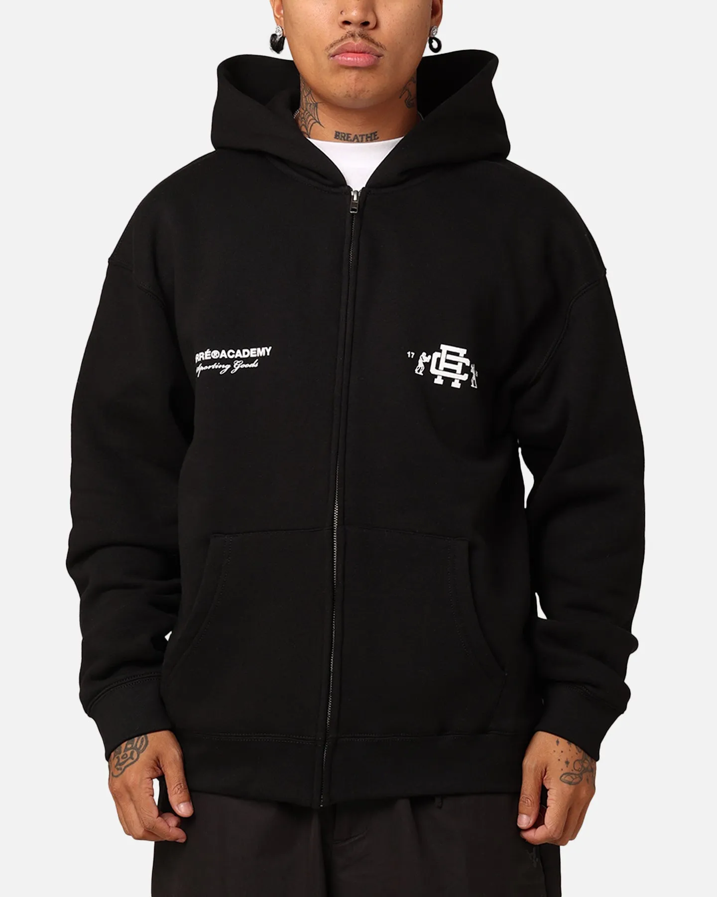 Carré Savate Full Zip Hoodie Black