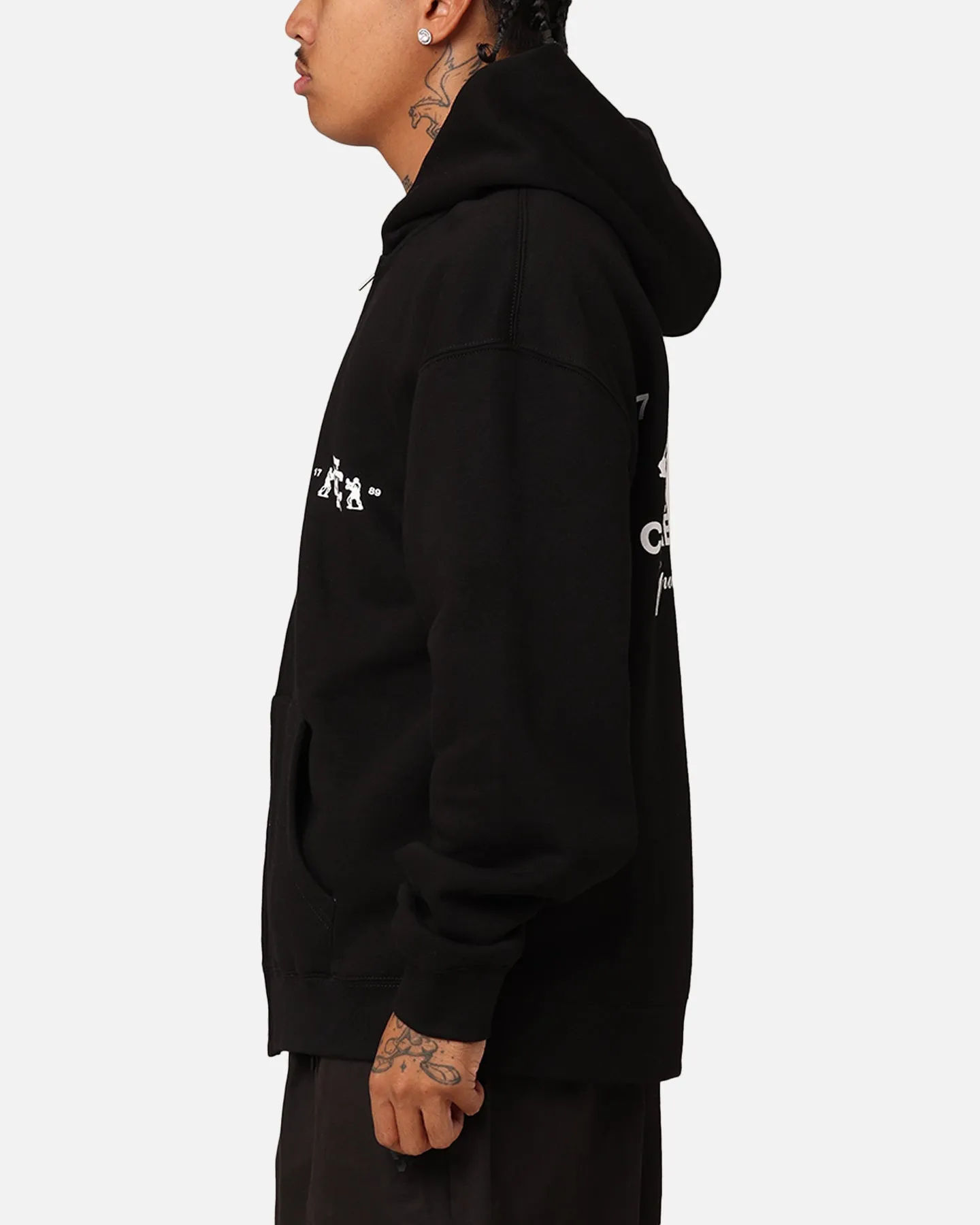 Carré Savate Full Zip Hoodie Black