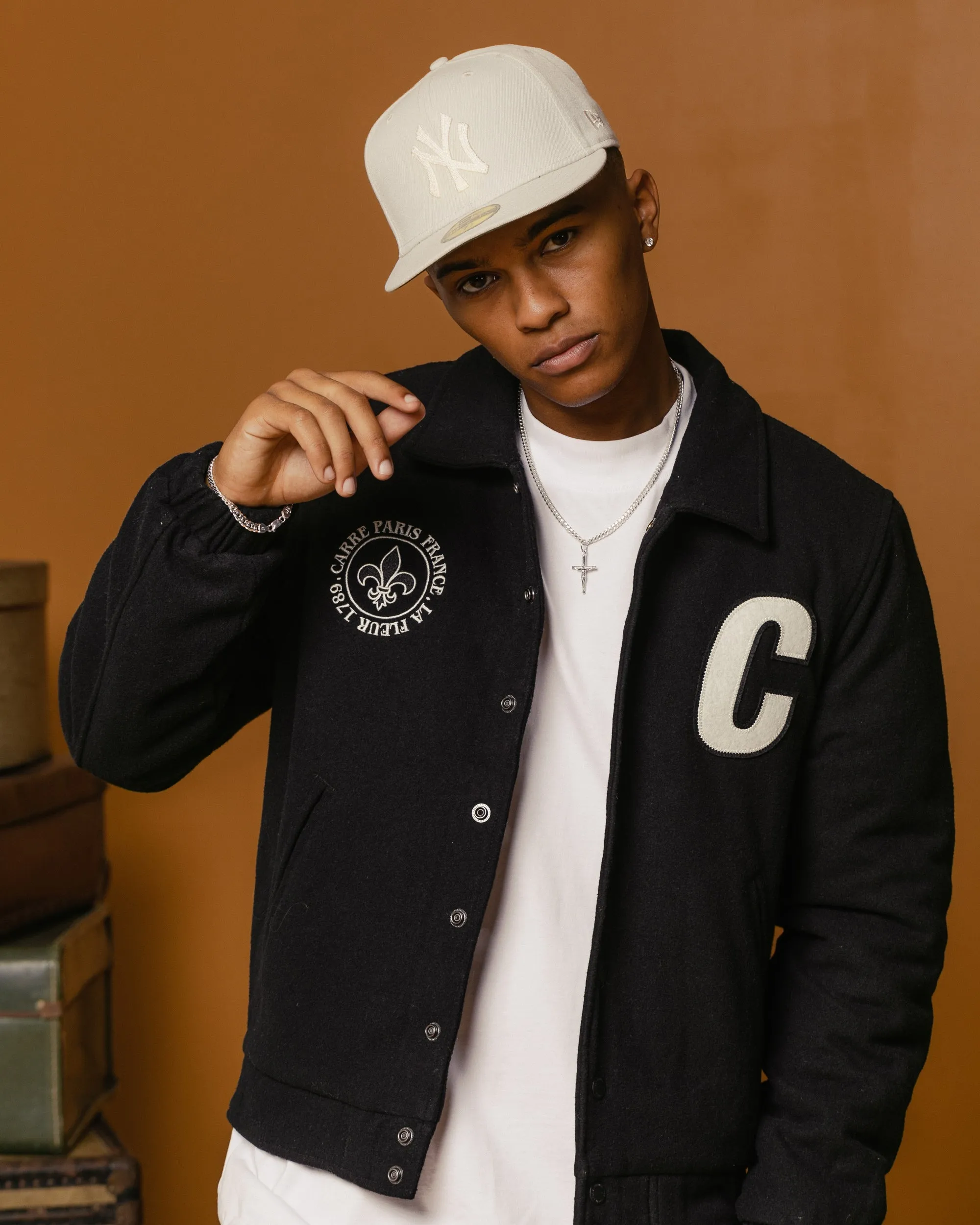 Carre Class Varsity Jacket Black