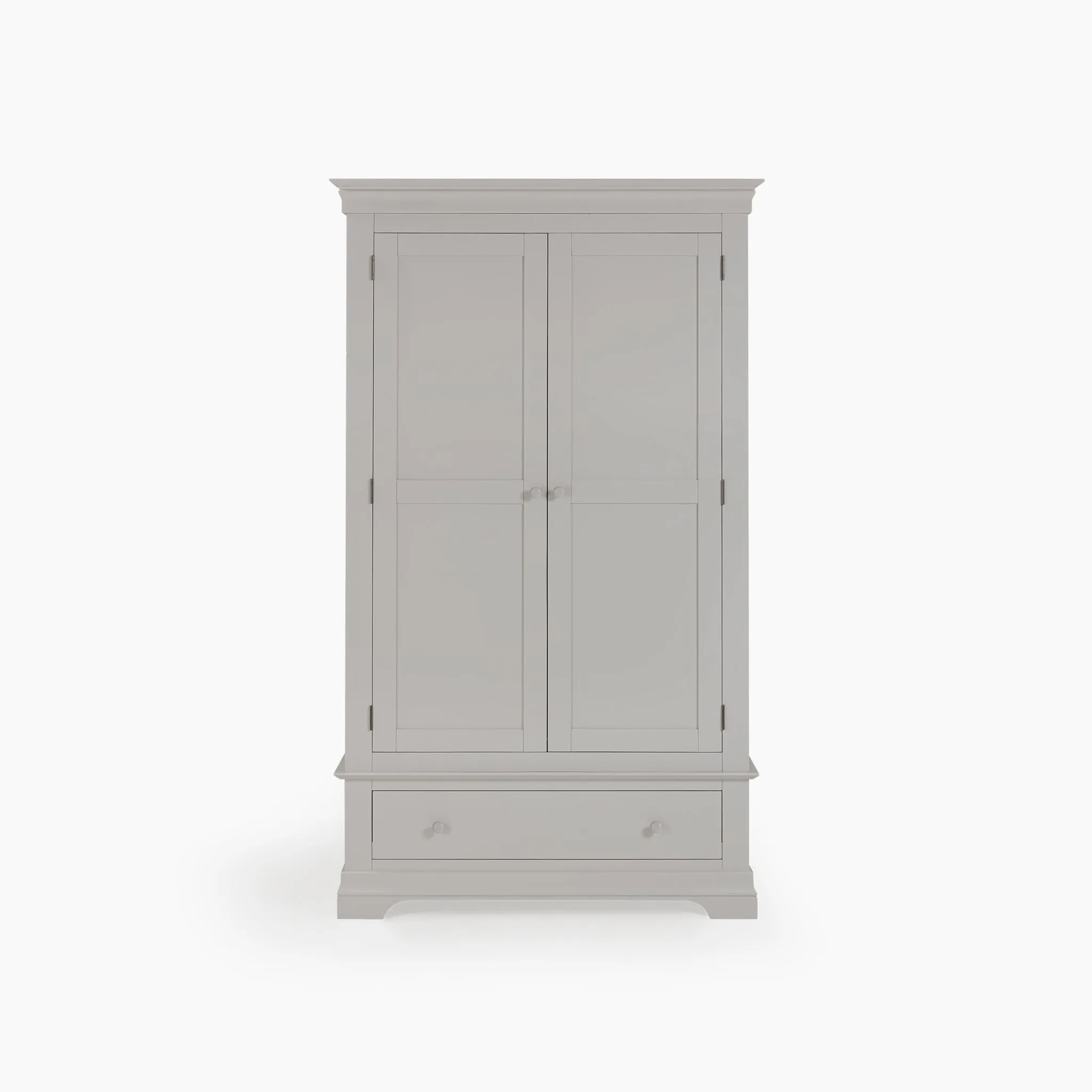 Chalbury Double Wardrobe in Pebble Grey