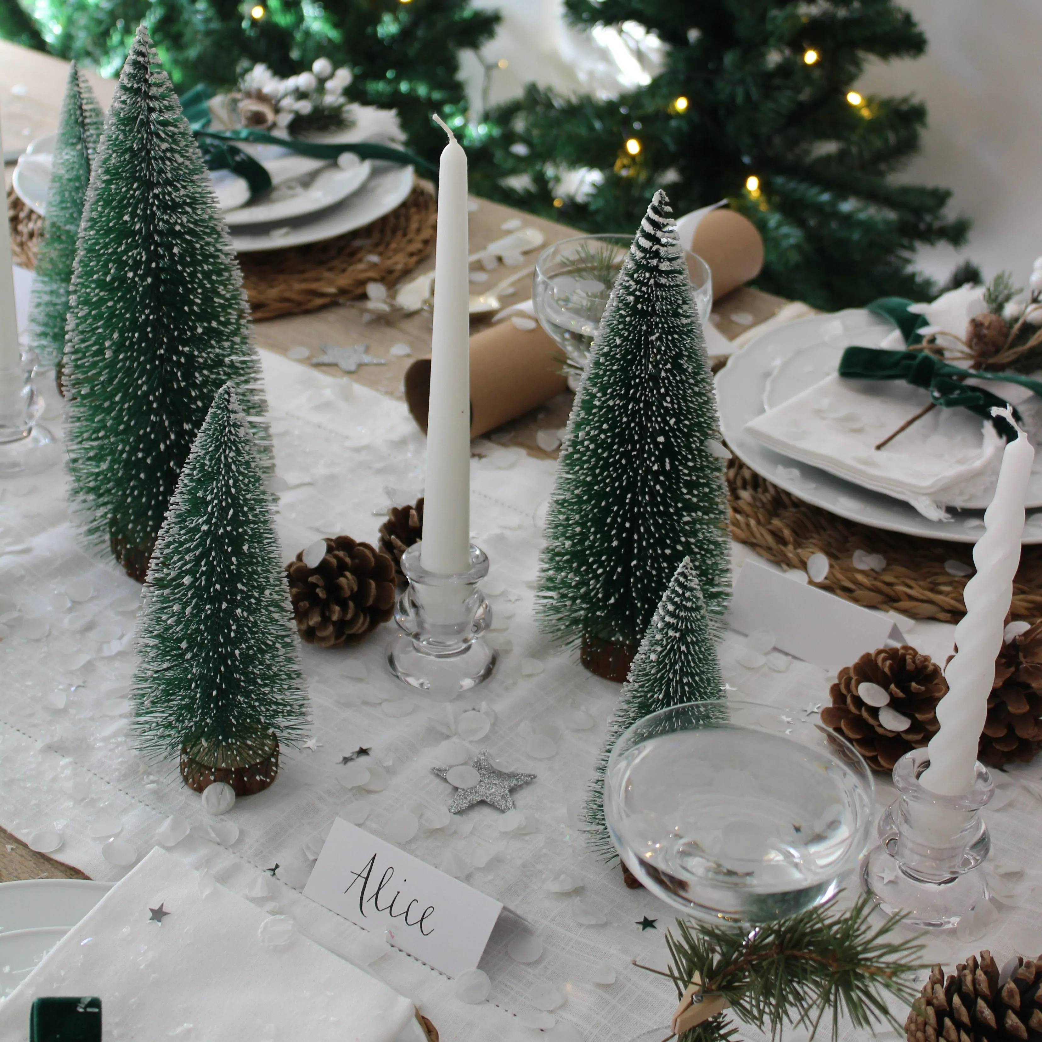 Christmas Tree Forest set of 10