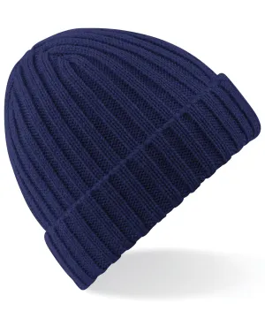 Chunky ribbed beanie | Oxford Navy