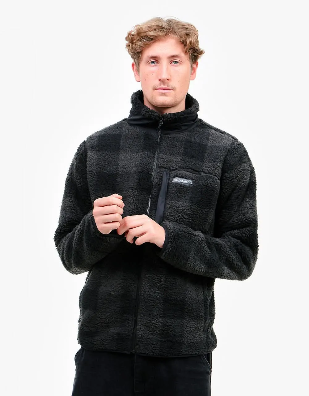 Columbia Winter Pass™ Full Zip Fleece - Black Check