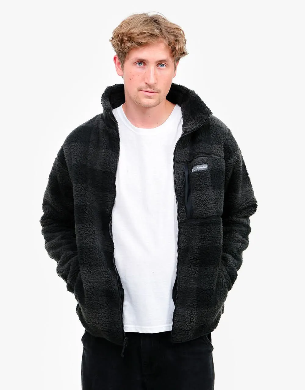 Columbia Winter Pass™ Full Zip Fleece - Black Check