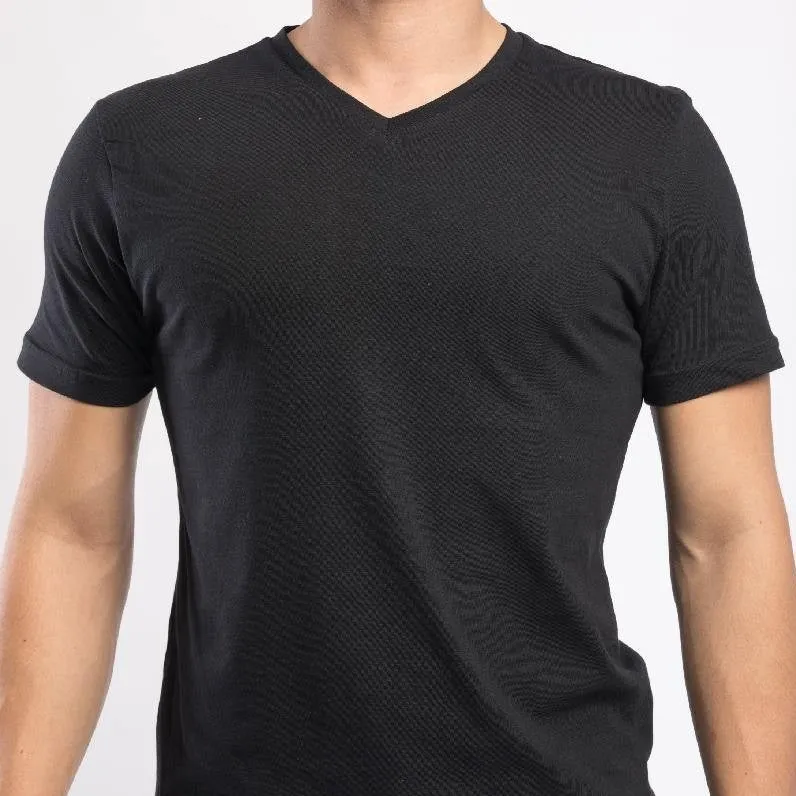 Cotton V-neck T-shirt