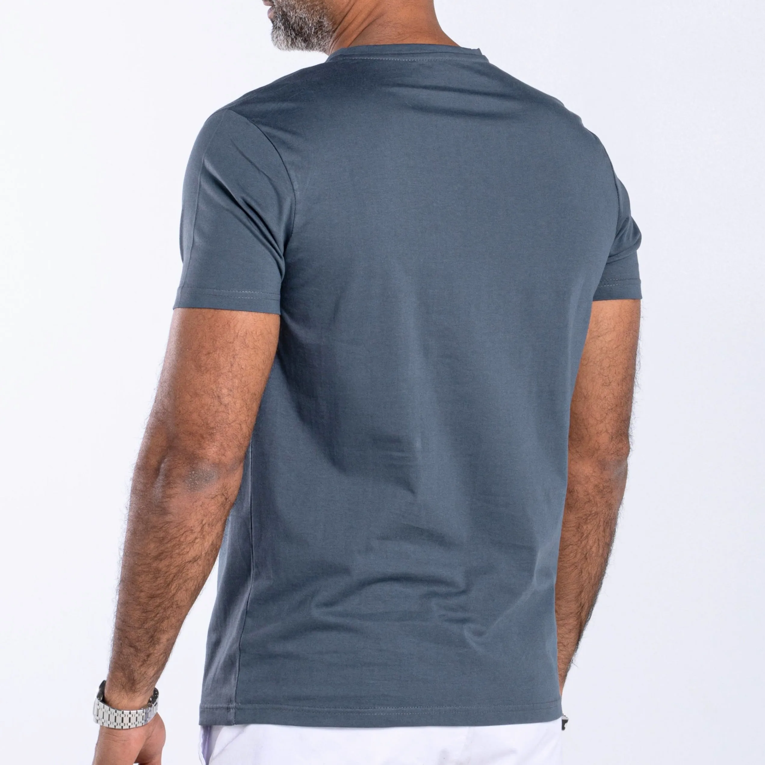 Cotton V-neck T-shirt