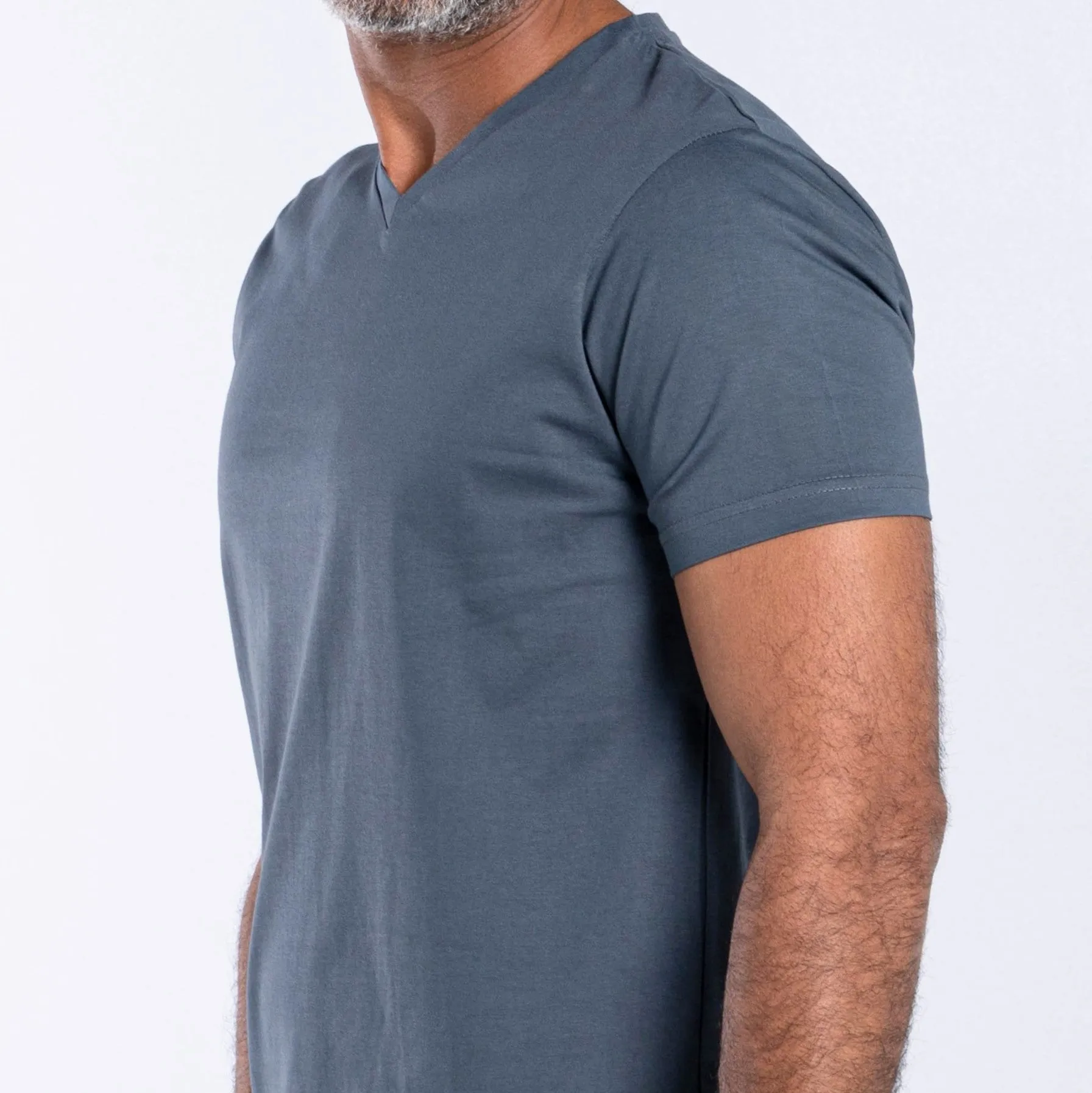 Cotton V-neck T-shirt