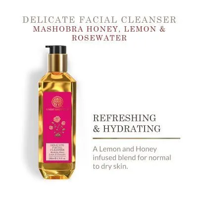 Delicate Facial Cleanser Mashobra Honey, Lemon & Rosewater - Forest Essentials