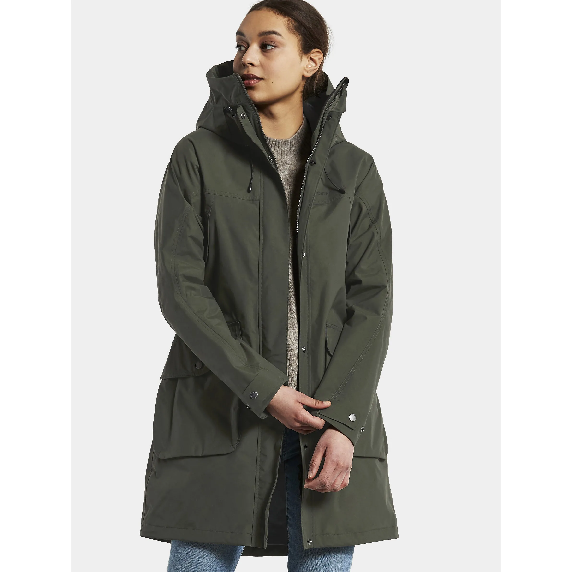 Didriksons Thelma Women&#x27;s Parka 6 Deep Green | Buy Didriksons Thelma Women&#x27;s Parka 6 Deep Green here | Outnorth