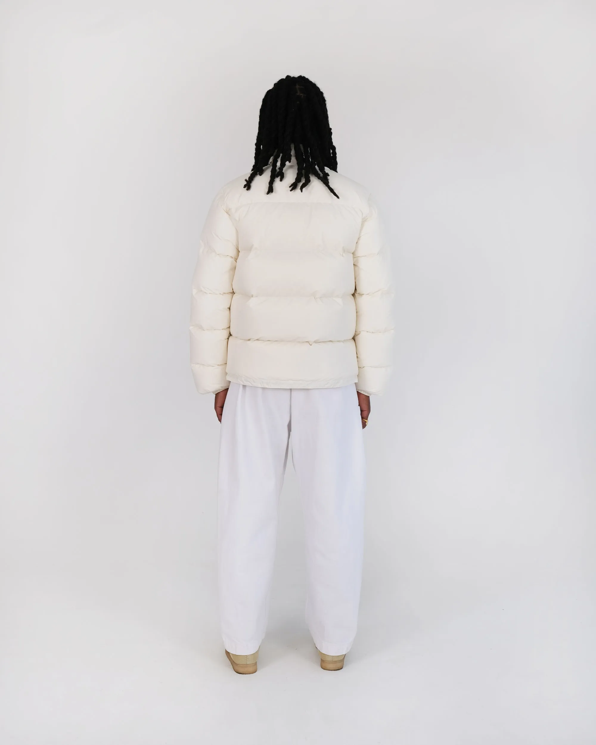 Down Sweater - Streakfree Nylon - Bone (Final Sale)