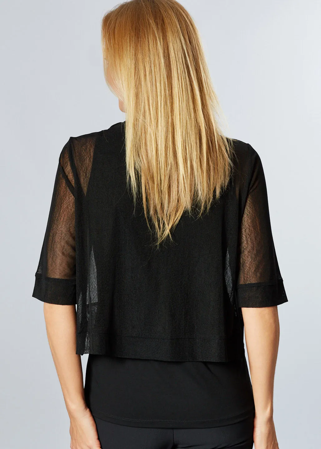 Dry Feel Mesh Bolero - Black 25929-S