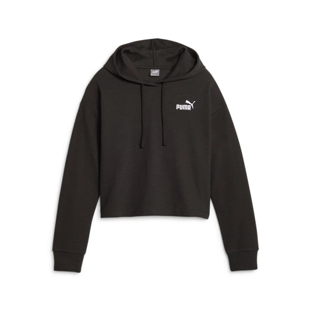 Essentials Elevated Cropped Pullover Hoodie