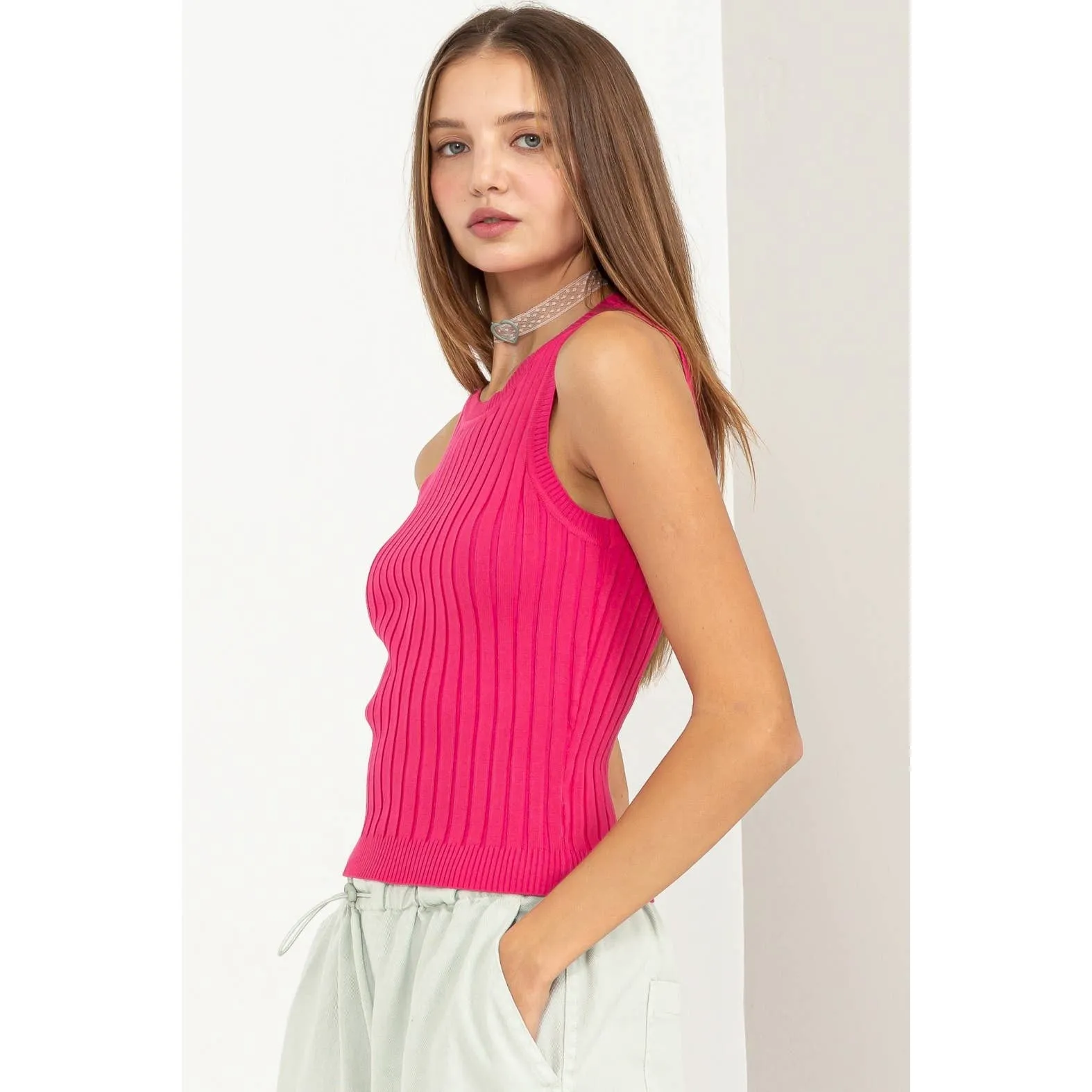 Essentials Ribbed Tank Top