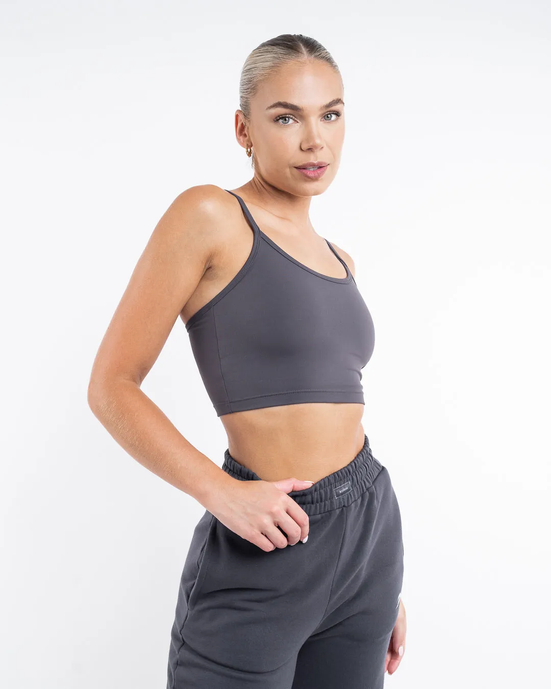 Essentials Tank Bralette - Charcoal