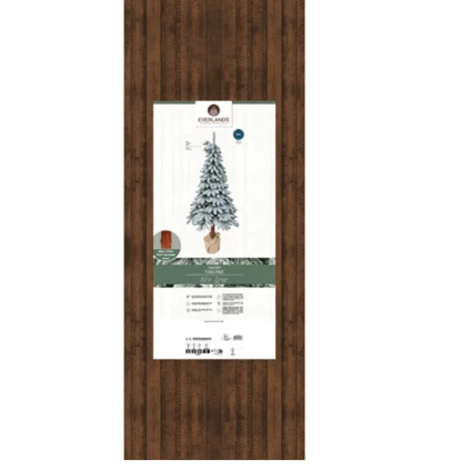 Everlands 270cm Tora Pine Snowy Indoor Tree