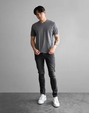 Fade Essential V-Neck Grey T-Shirt