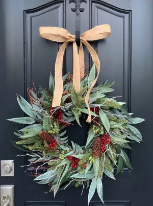 Farmhouse Christmas Wreath