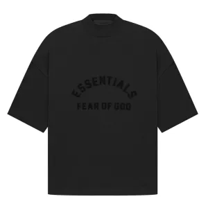 Fear of God Essentials Arch Logo Tee 'Jet Black'