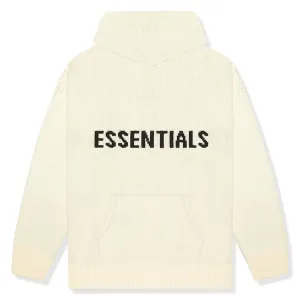 Fear Of God Essentials Cream Knit Hoodie