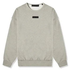 Fear Of God Essentials Dark Heather Oatmeal Crewneck (FW23)