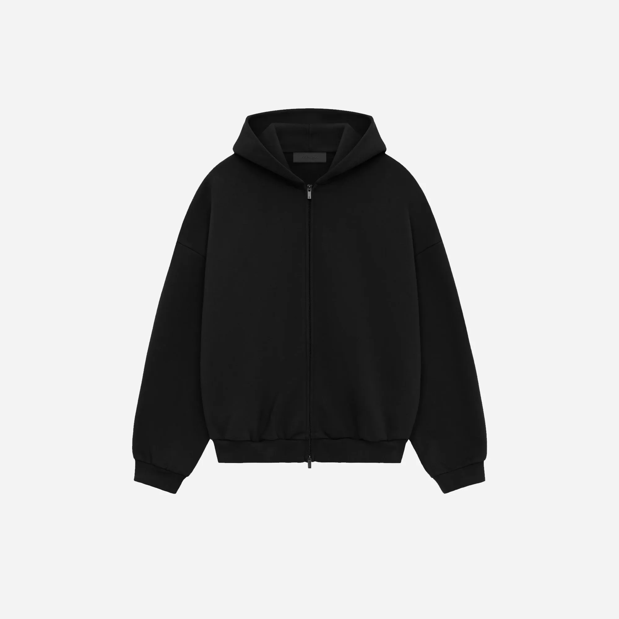 Fear of God Essentials Heavy Fleece Fullzip HoodieBlack