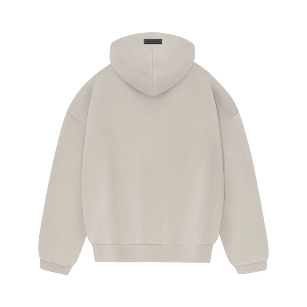 Fear of God Essentials Hoodie Silver Cloud