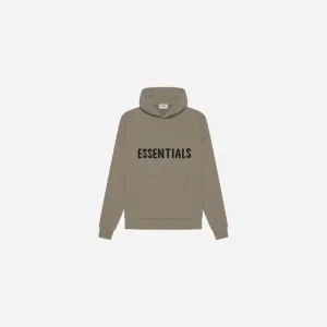 FEAR OF GOD ESSENTIALS KNIT PULLOVER HOODIE (SS21)TAUPE