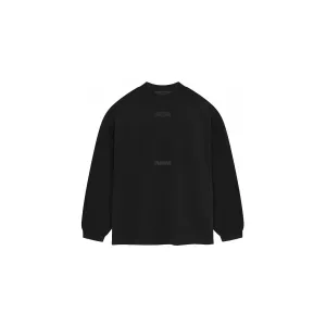 Fear of God Essentials Long Sleeve Tee 'Jet Black' (2023)