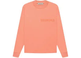 Fear Of God Essentials L/S T-Shirt Coral