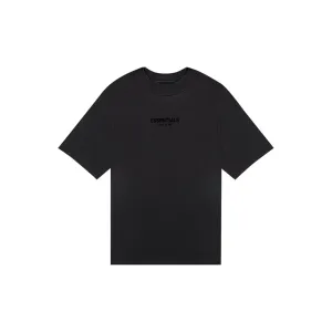 Fear of God Essentials Small Logo Tee Jet Black