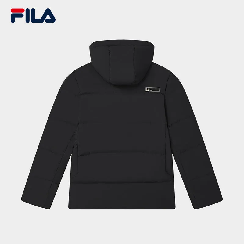 FILA CORE LIFESTYLE WHITE ORTISEI Men Down Jacket (Black)