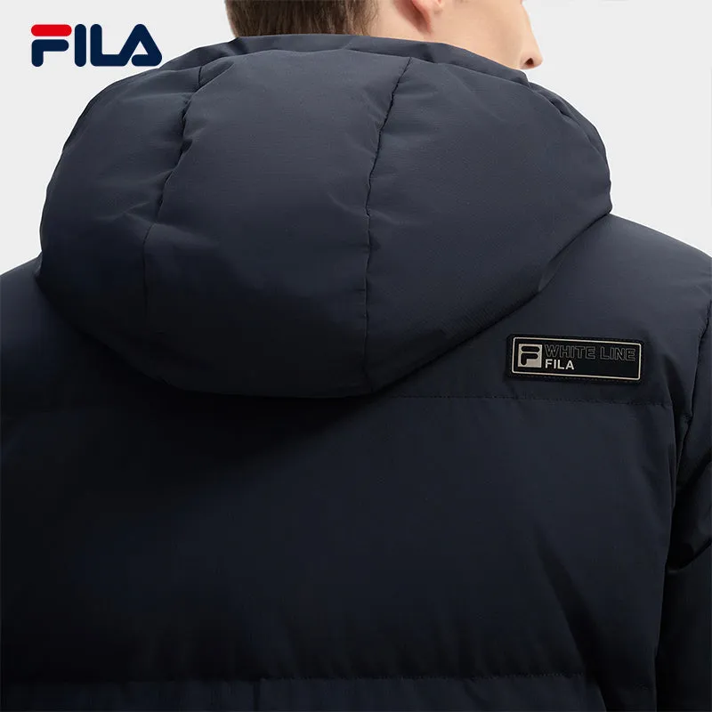 FILA CORE LIFESTYLE WHITE ORTISEI Men Down Jacket (Black)