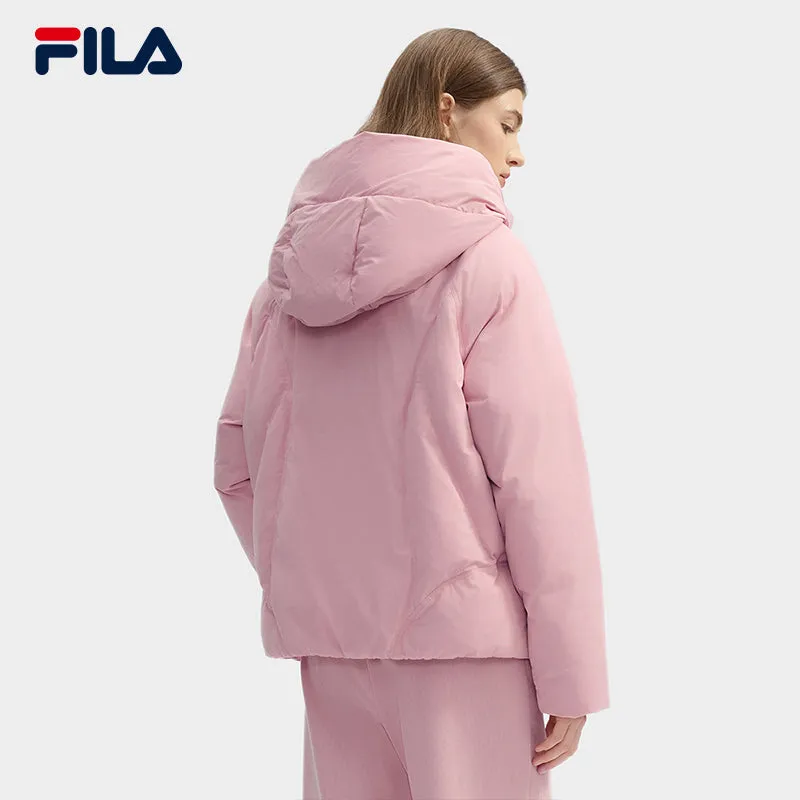 FILA CORE LIFESTYLE WHITE ORTISEI Women Down Jacket (Pink)