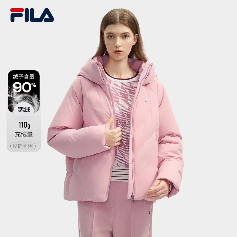 FILA CORE LIFESTYLE WHITE ORTISEI Women Down Jacket (Pink)